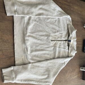 Women's XL Universal Thread/Target Quarter Zip Ash Gray Sweater